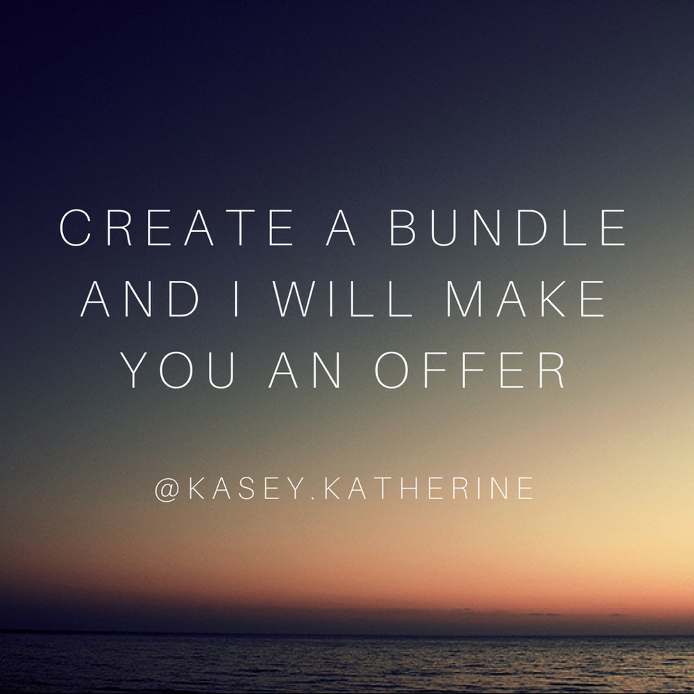 CREATE A BUNDLE AND I WILL MAKE YOU AN OFFER
